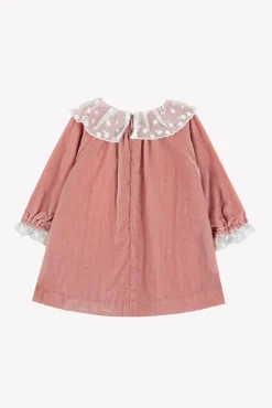 Robe Rose poudré en velours