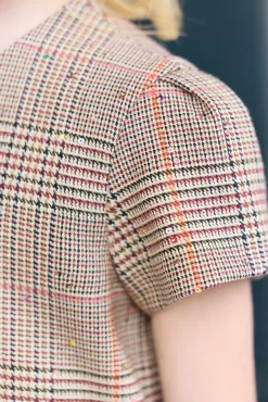 Robe Sable à carreaux