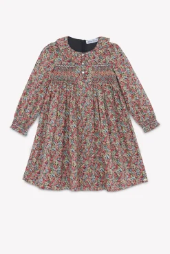 Robe Tissu liberty manche smock