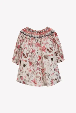 Robe Tissu liberty smocké