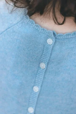 Robe Vert d'eau en maille