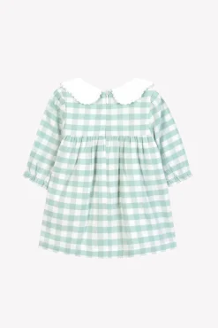Robe Vert d'eau vichy