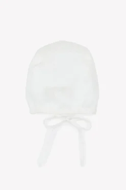 Robe de Baptême Écru détails dentelle et Volants