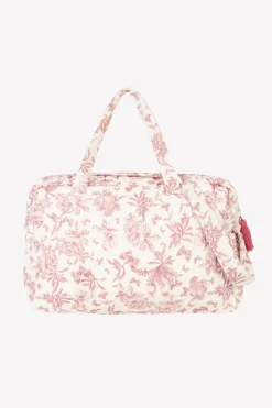 Sac à langer Imprimé inspiration Toile de Jouy rose