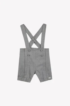 Salopette Gris chiné à boutons