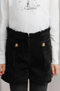 Short Noir velours