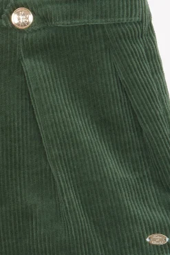 Short Vert de gris velours