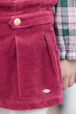 Short Magenta velours