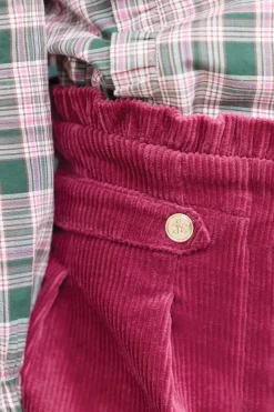 Short Magenta velours