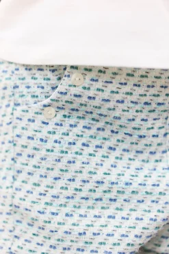 Short Emeraude tweed