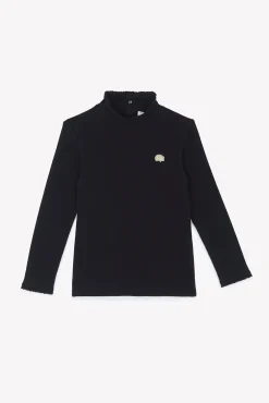 Sous-pull Noir écusson hérisson