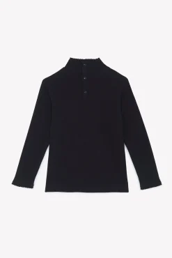 Sous-pull Noir écusson hérisson