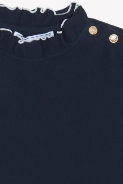 Sous-pull Marine col cheminé