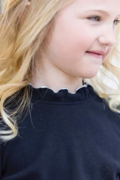 Sous-pull Marine col cheminé