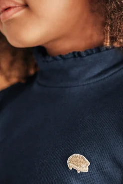 Sous-pull Marine écusson hérisson