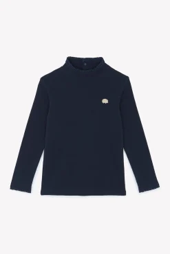 Sous-pull Marine écusson hérisson