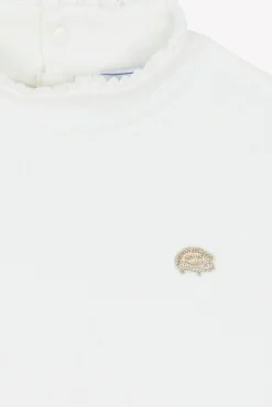 Sous-pull Ecru écusson hérisson