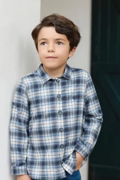 Surchemise Gris moyen flanelle