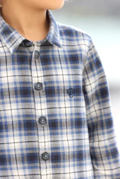 Surchemise Gris moyen flanelle