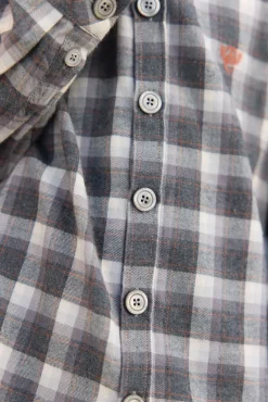 Surchemise Gris moyen chiné carreaux