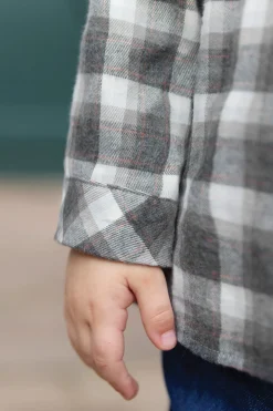 Surchemise Gris moyen carreaux