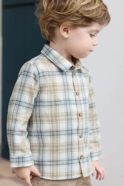 Surchemise Ecru carreaux