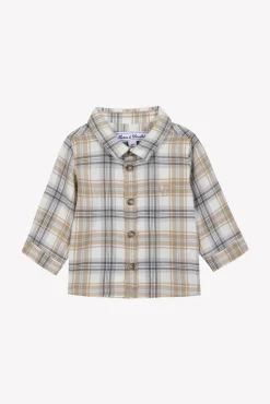 Surchemise Ecru carreaux