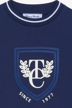 Sweat Marine écusson TC