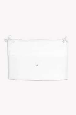 Tour de lit Monogramme blanc