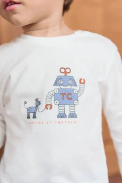 T-shirt Rouille illustration petit robot