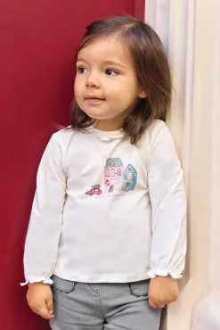 T-shirt Prune illustration maison de campagne