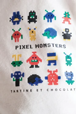 T-shirt Bleu électrique illustration game on