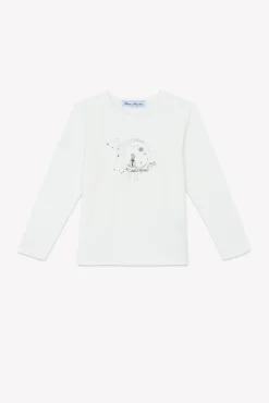 T-shirt Ecru illustration rêves étoilés