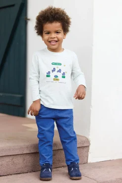 T-shirt Bleu électrique illustration new game