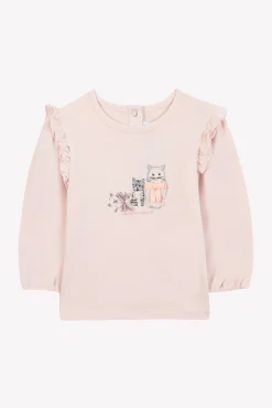 T-shirt Rose pâle illustration petits trésors