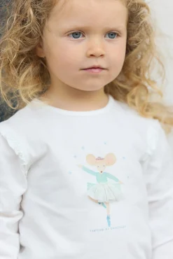 T-shirt Ecru illustration jardin d'hiver