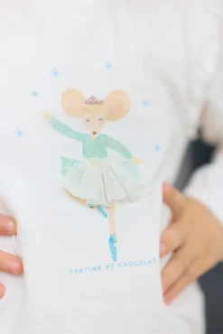 T-shirt Ecru illustration jardin d'hiver