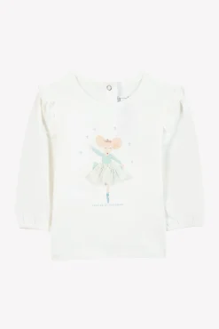 T-shirt Ecru illustration jardin d'hiver