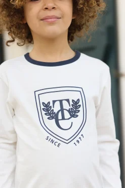 T-shirt Ecru écusson TC