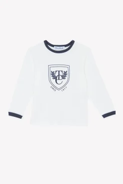 T-shirt Ecru écusson TC