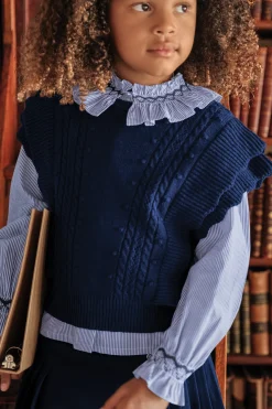 Tunique Bleu chambray rayures