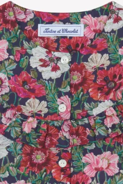 Tunique Magenta tissu liberty