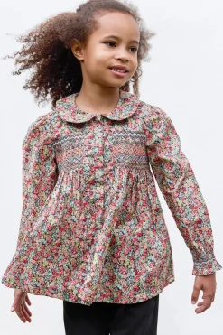 Tunique Tissu liberty manche smock