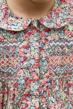 Tunique Tissu liberty manche smock