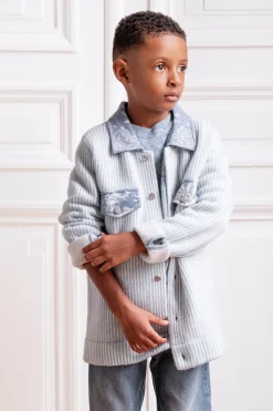 Veste Bleu Kujten x Tartine et Chocolat