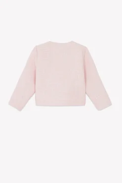 Veste Rose poudré tweed